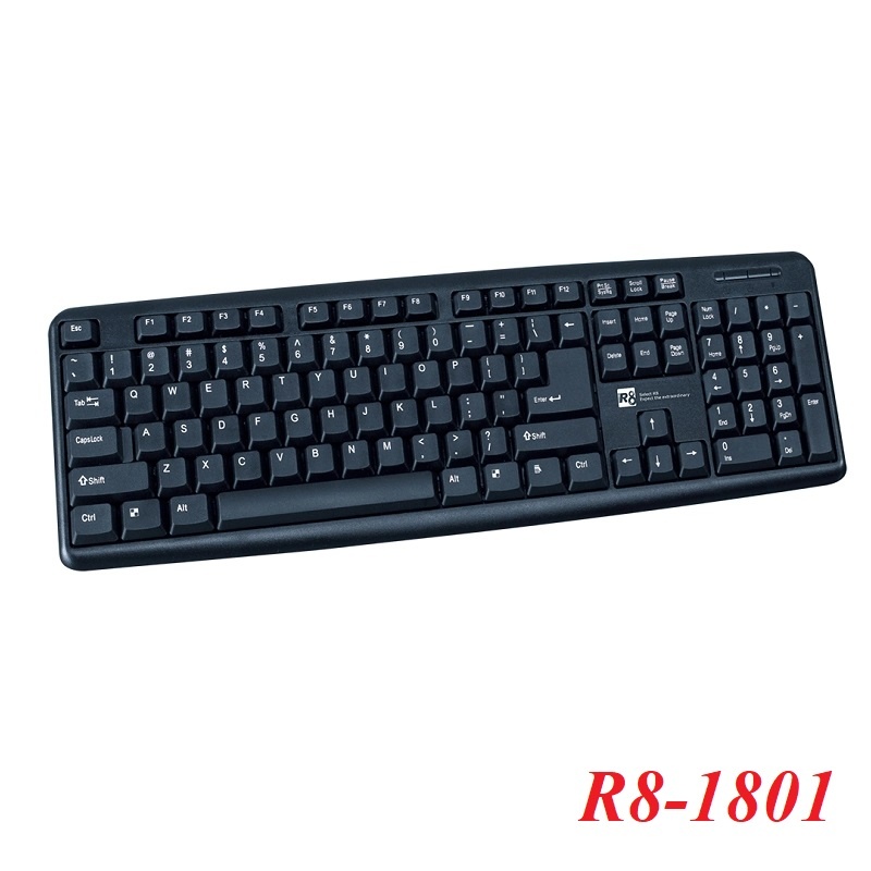 R8 26699 KB-1801 Bàn phím máy tính cổng usb