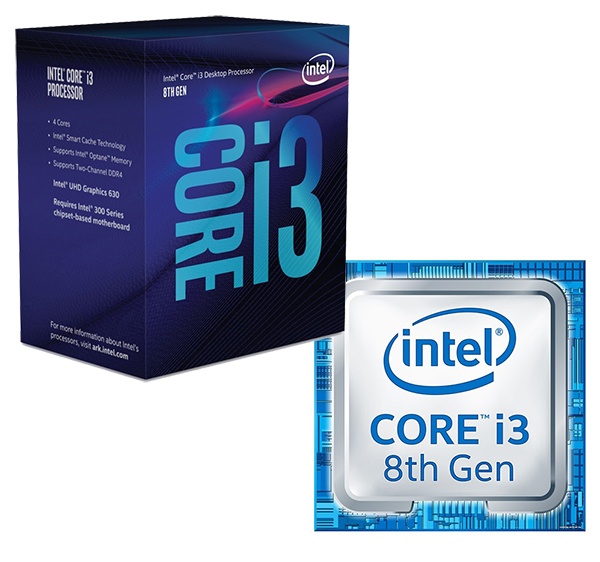 Intel 15404 cpu I3 8100