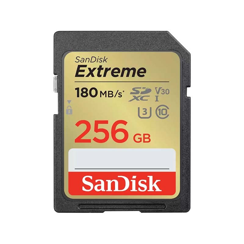 SANDISK 27505 EXTREME 256GB 180MB/S THẺ NHỚ SDXC