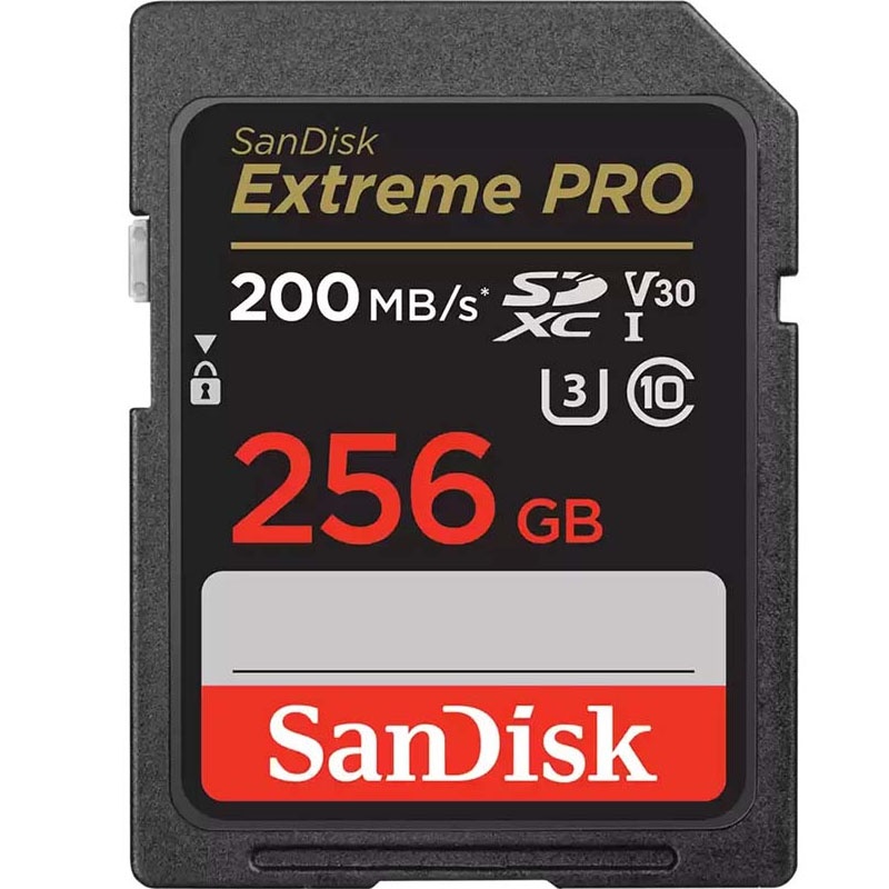 SanDisk 29020 256GB SD Extreme Pro U3 V30 256GB 200MB/s Thẻ nhớ SDXC  SDSDXXD-256G-GN4IN