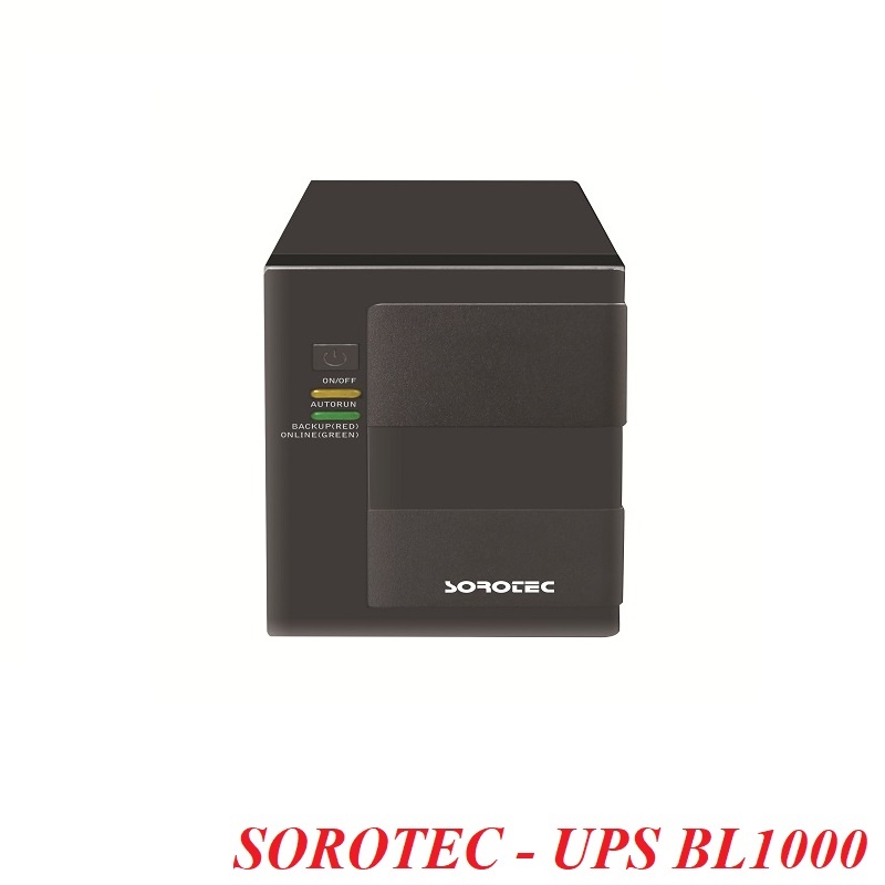 SOROTEC 87216 UPS BL1000 -1000VAT Công suất: 1000VA/600W Công nghệ: Line interactive offline