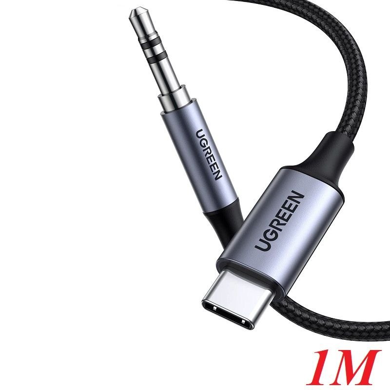 Ugreen 20192 1M With Chip Usb Type C Male To 3.5Mm Male Audio Cable CM450
