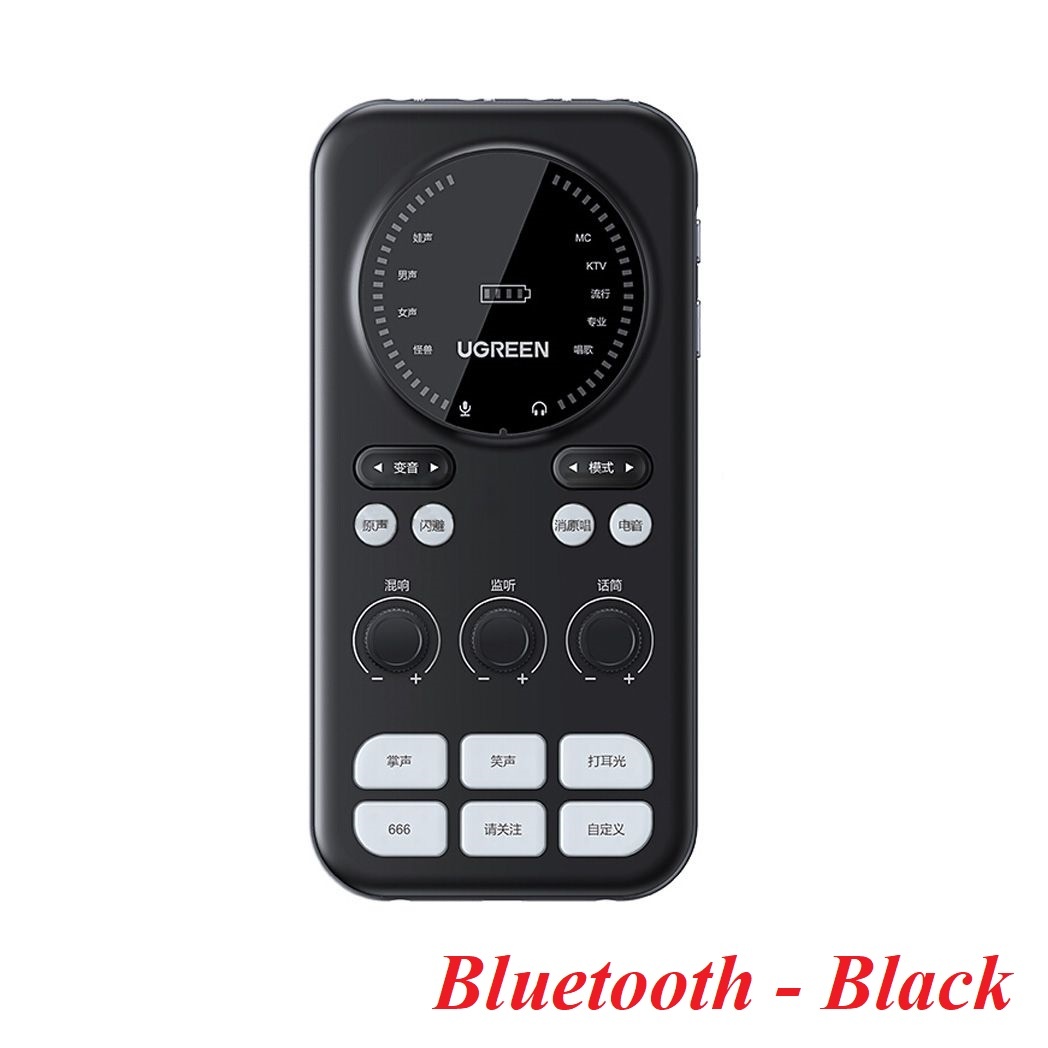 Ugreen 10930 Sound Card Portable mobile Live Broadcast Compatible with Phone Computer Tablet Handheld cm426
