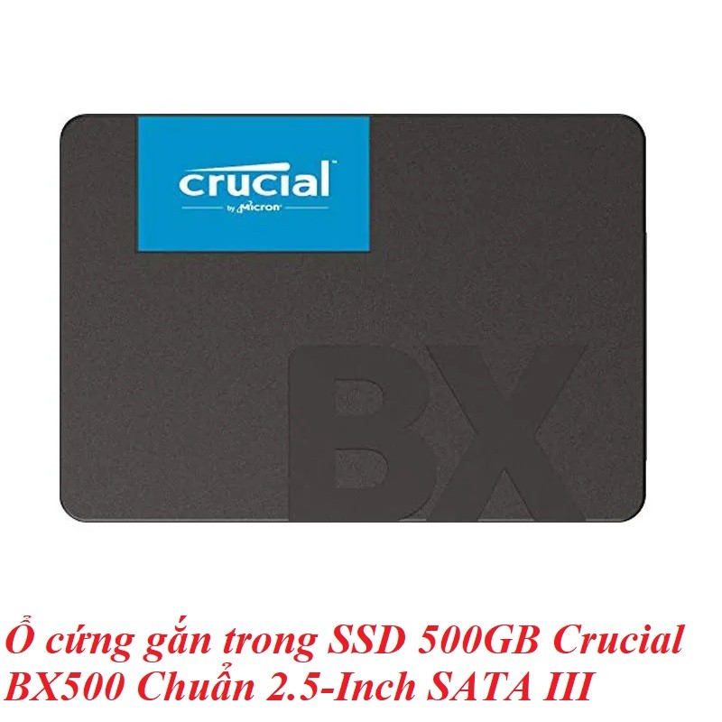 Crucial 17287 SSD BX500 500GB 2.5-Inch SATA III CT500BX500SSD1