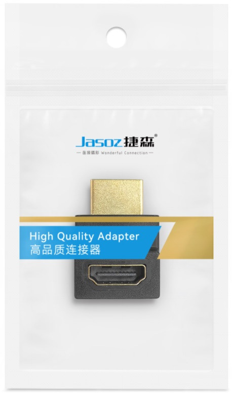 Jasoz T-G153 HDMI Male - HDMI Female Adaptersfemale head up TG153 G133 28358