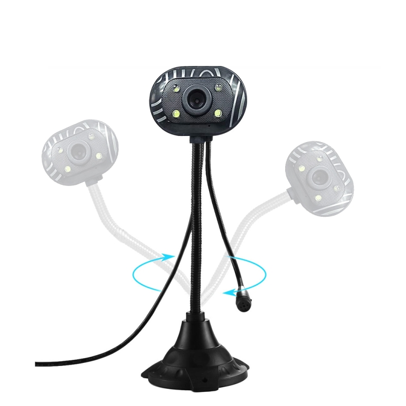 Oem-Ah 15195 USB Webcam kèm mic có chân dùng cho laptop, PC độ phân giải 640 x 480
