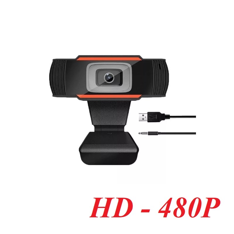 oem 17345 Webcam chân kẹp HD 480P có Mic