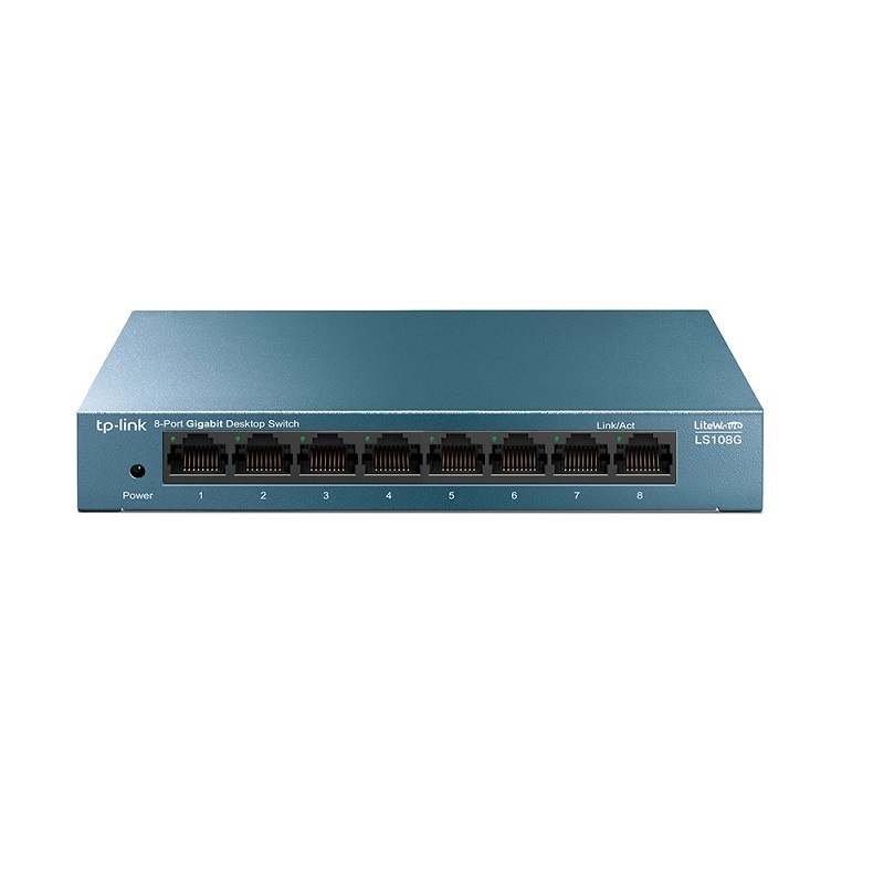 Tplink 37655 LS108G 8 port Kim loạị cổng RJ45 10/100/1000Mbps