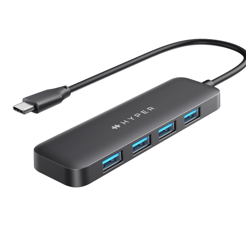Hyperdrive HD5002GL USB 3.0 5Gbps 4 in 1 Bộ chuyển Type C ra 4 USB 3.0 37652