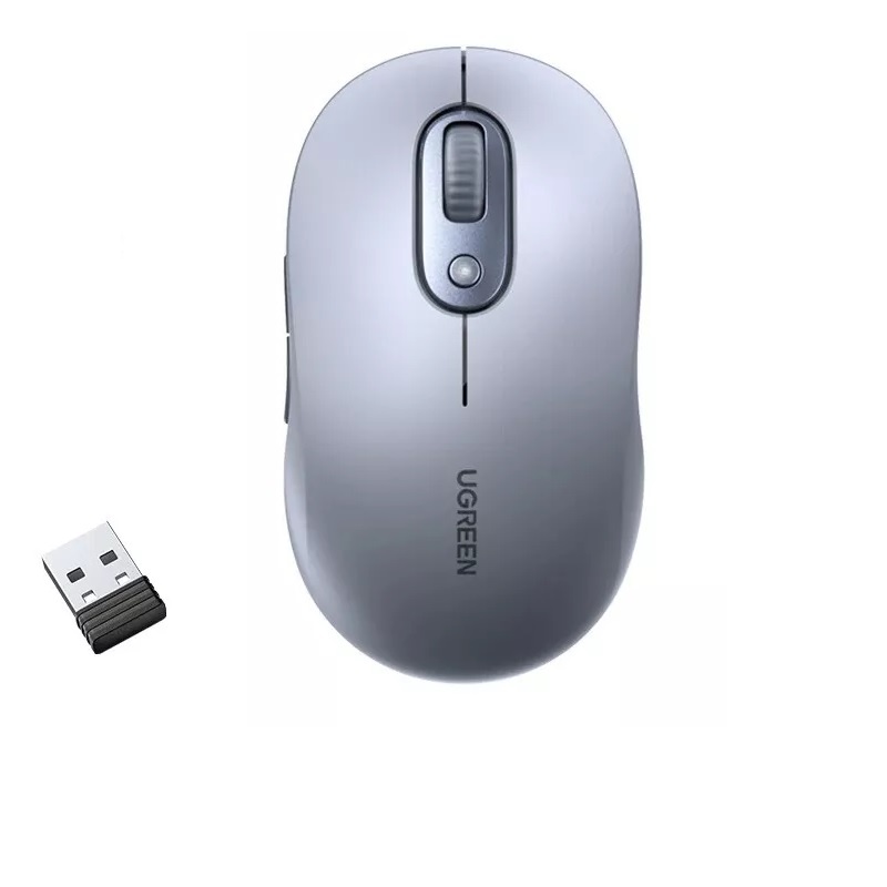 Ugreen 35900 màu xám 2.4Ghz 4000 DPI Wireless chất liệu nhựa ABS M556