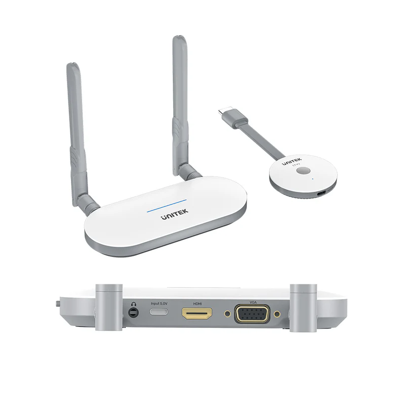 Unitek 12802 50M 1080P@60HZ Bộ thu và phát HDMI/VGA không dây V1183A01