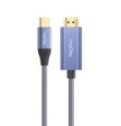 VegGieg 27437 Cáp dữ liệu chuyển đổi TypeC sang HDTV 1.5m VegGieg V-Z625