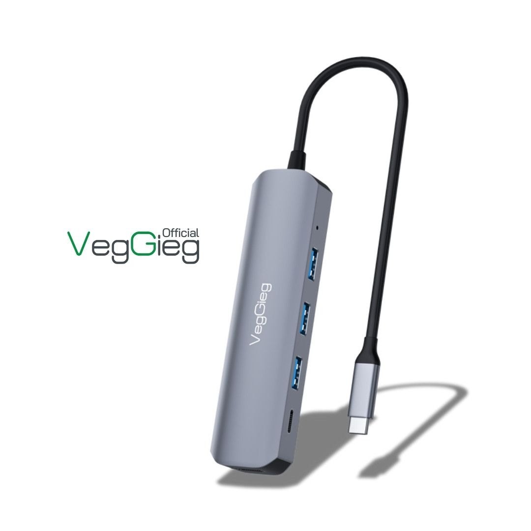 VegGieg 29499 Bộ chuyển đổi Type-C sang USB,PD,HDTV VegGieg V-TC05H