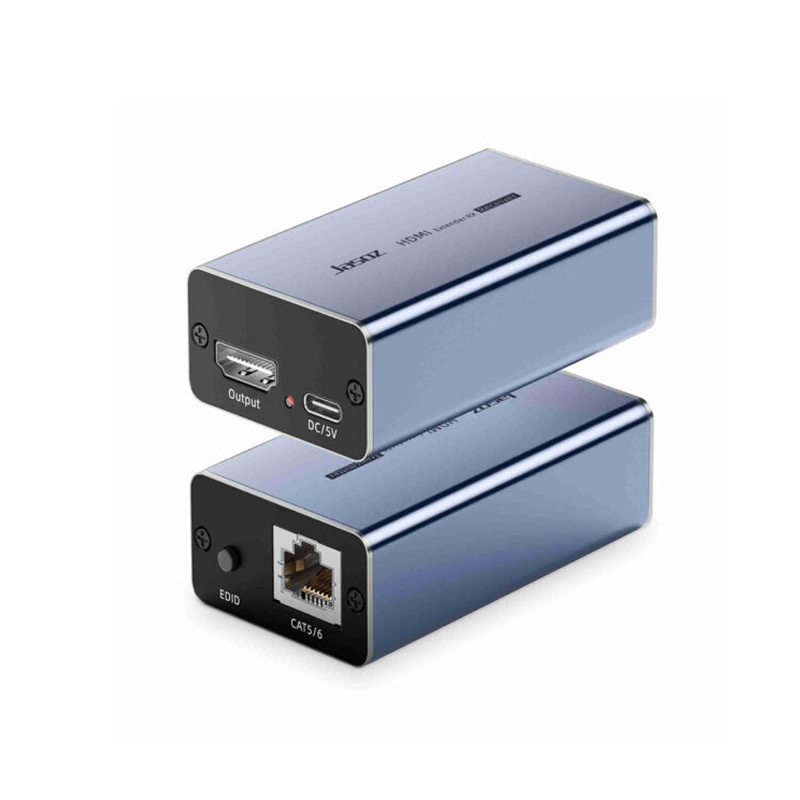 Jasoz T-G188 50M 1080P màu xám Bộ kéo dài tín hiệu HDMI qua cáp mạng Lan 50M hỗ trợ Full HD 12323 G162