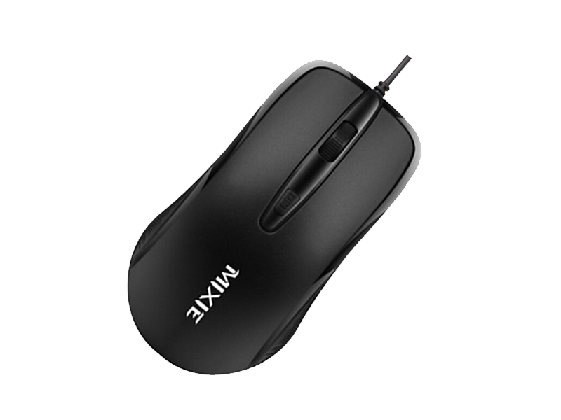 OEM-DH BM760 USB màu đen Chuột có dây MIXIE 1600 DPI kết nối cổng USB