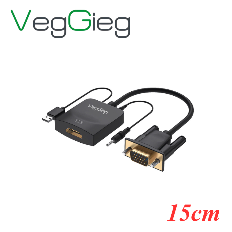 VegGieg 29029 Bộ chuyển đổi VGA sang HDTV VegGieg V-Z618