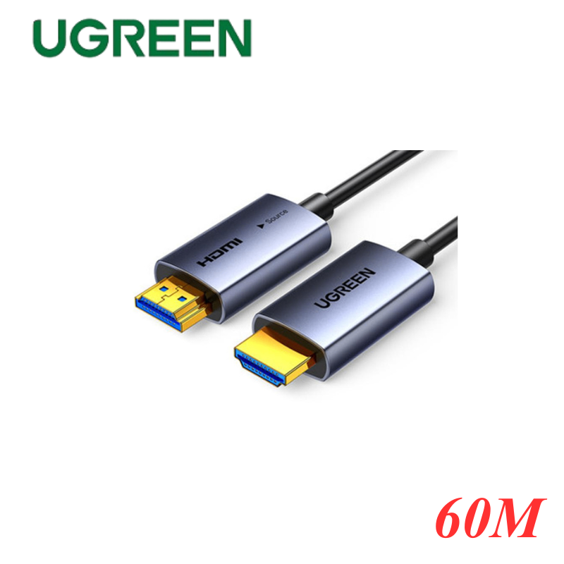 Ugreen 45510 60m 2.0 4K@60Hz sợi quang AOC Fiber HDMI Cable 60m HD178