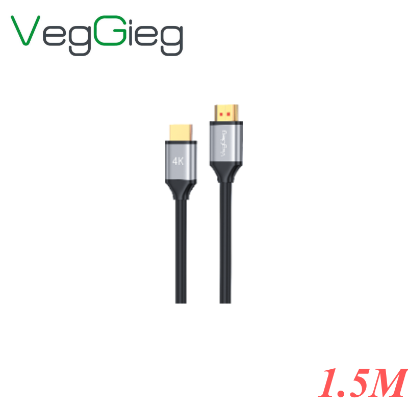 VegGieg 28417 Cáp dữ liệu HDTV 4K 2.0 1.5m VegGieg V-H301