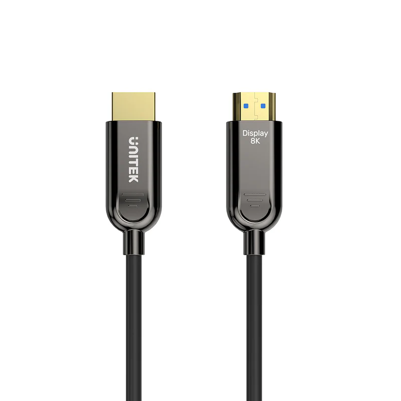 Unitek 29779 100m HDMI 2.1 8K@60Hz Cáp HDMI sợi quang dài 100m hỗ trợ 8K@60Hz & 4K@120Hz/144Hz C11085GY01-100m