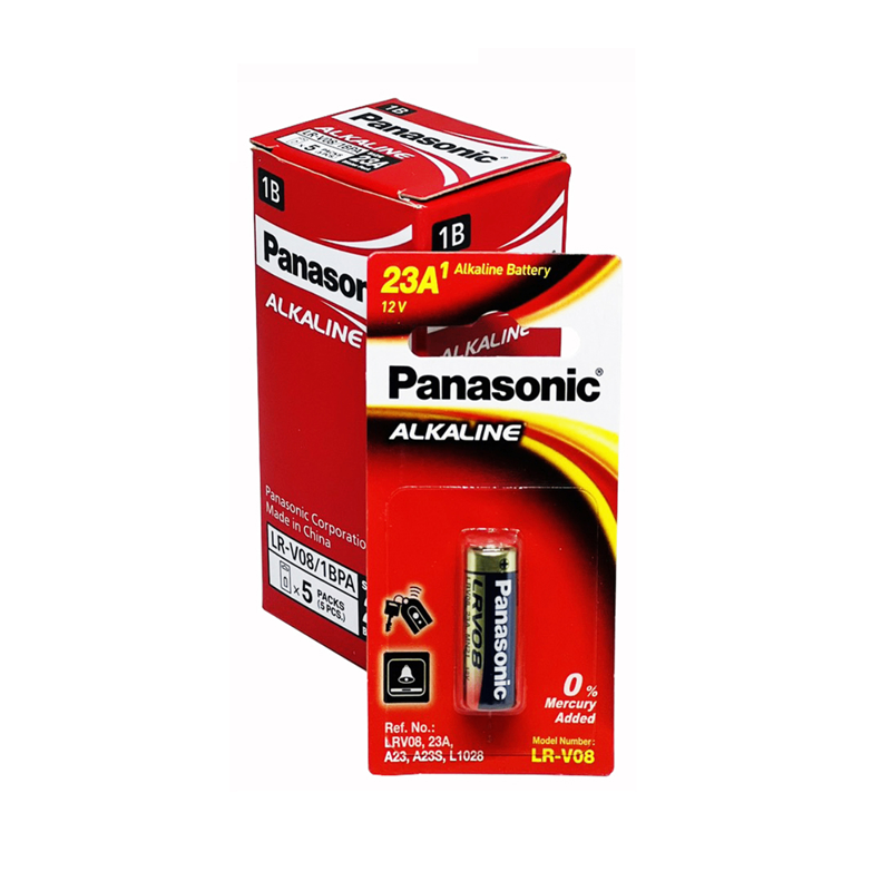 Panasonic 27647 23A LR-V08 Vỉ 1 Viên Pin A23 12v dùng cho remote chính hãng