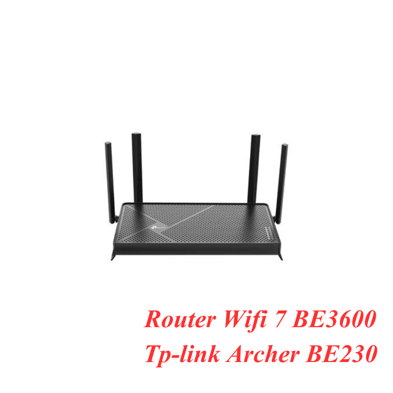 Tplink 28279 Thiết bị định tuyến có chức năng thu phát vô tuyến sử dụng kỹ thuật điều chế trải phổ trong băng tần 2,4 GHz/5 Ghz, hiệu TP-Link, Archer BE230