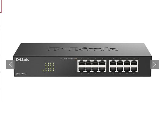 Dlink DGS-1016C 1Gb 16 port Switch chia mạng 16 cổng, bằng kim loại tông độ 1GB 12988
