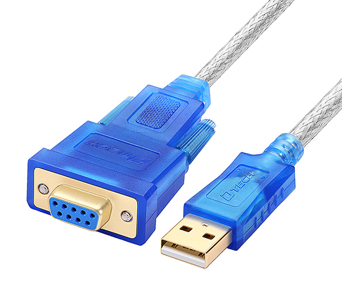 Dtech 27881 Dây Tín Hiệu USB DB9 Có Đầu Giắc 1.8m DT-5002B