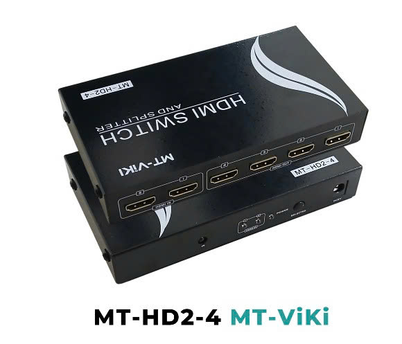 Dtech 29844 Bộ chia HDMI 2 ra 4 MT-HD2-4 MT-VIKI