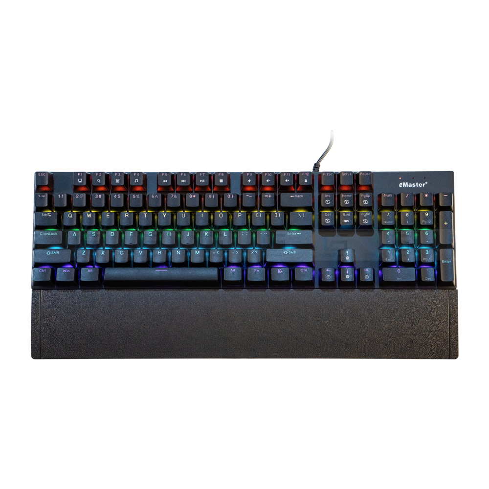 EMaster 27964 Màu đen Bàn phím cơ Gaming Fullsize 104 phím EKM720BB