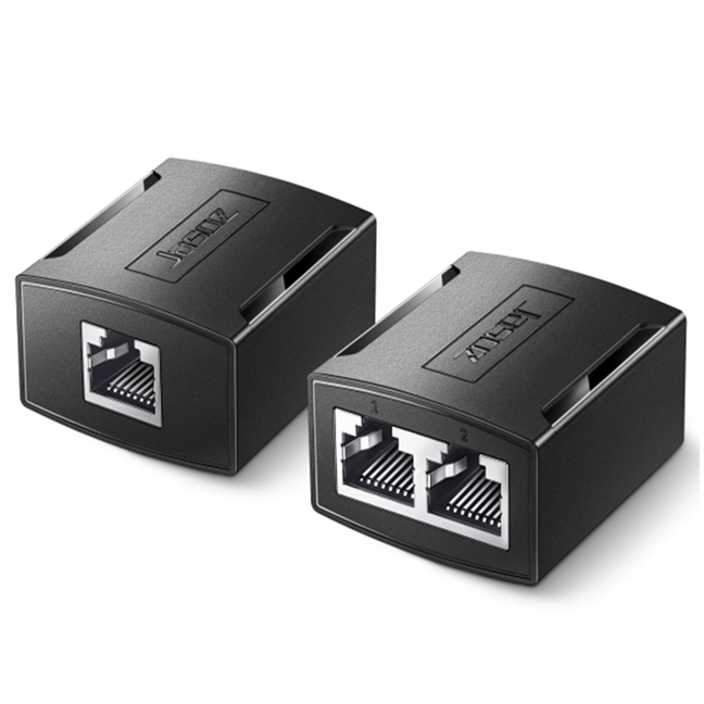 JASOZ 29287 T-G130 2PSC RJ45 màu Đen Bộ chia điện POE qua cổng RJ45 G150
