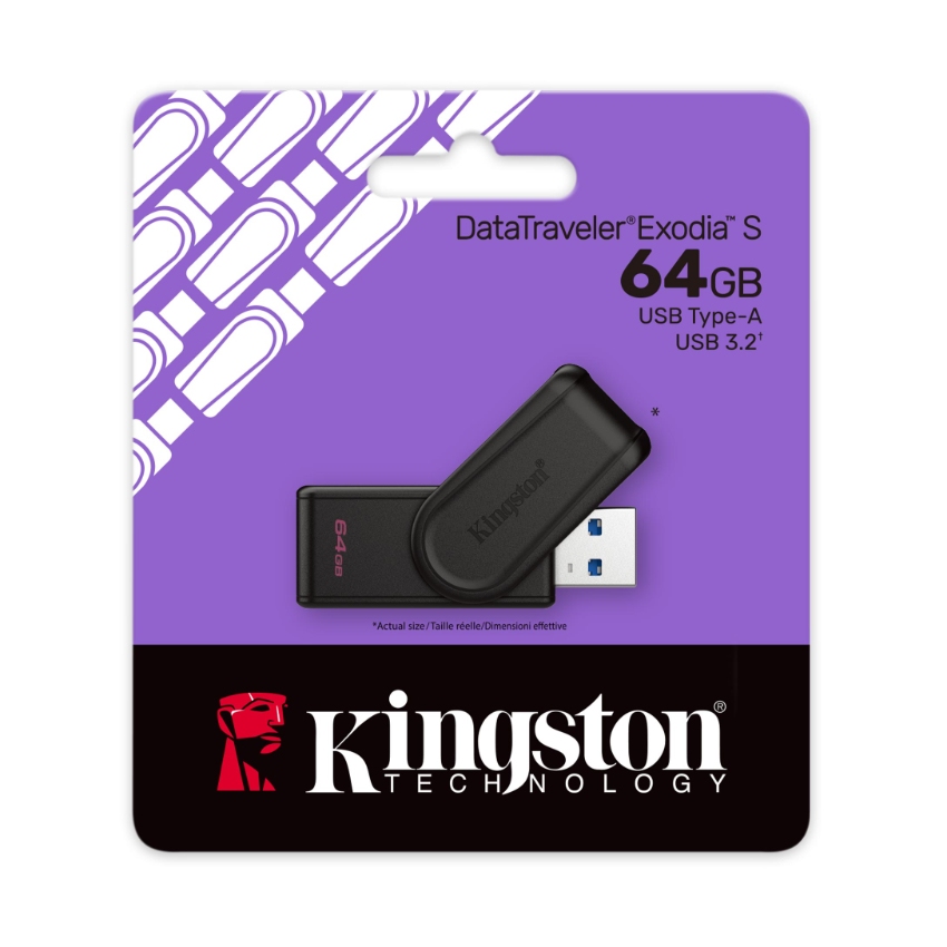Kingston 27693 64gb USB 3.2 64GB DataTraveler Exodia S (DTXS/64GB)