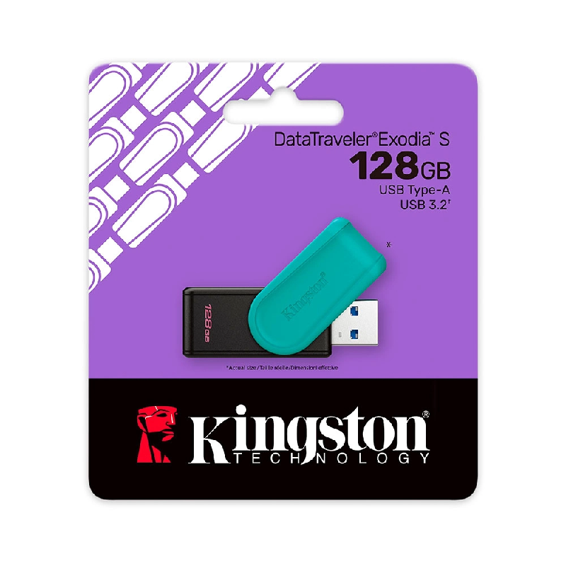 Kingston 29774 128GB USB 3.2 Kingston 128GB DataTraveler Exodia S (DTXS/128GB)