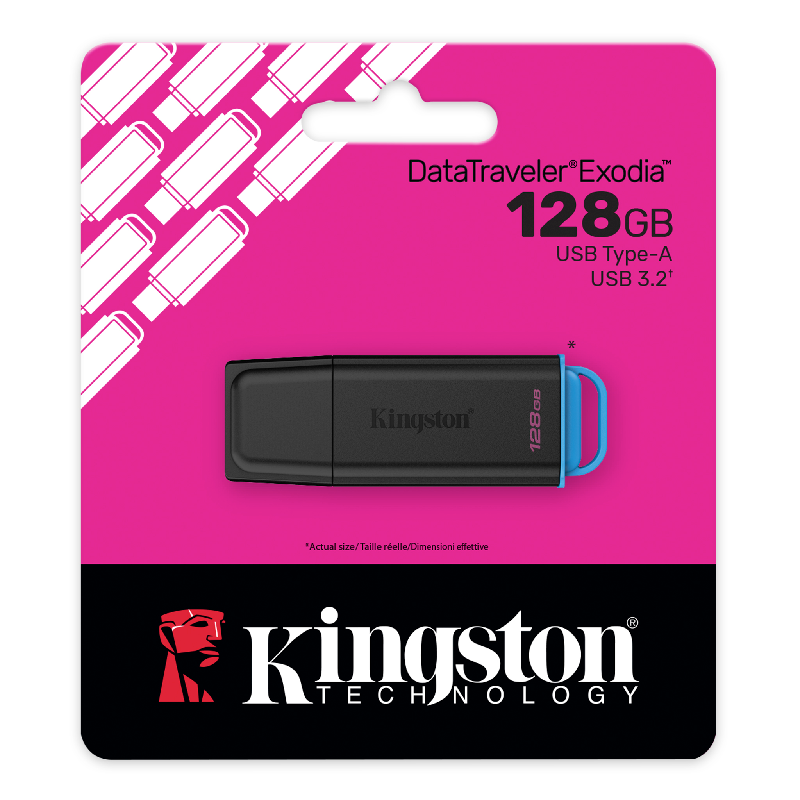Kingston 29556 128GB USB 3.2 DataTraveler Exodia G2 (DTXG2/128GB)