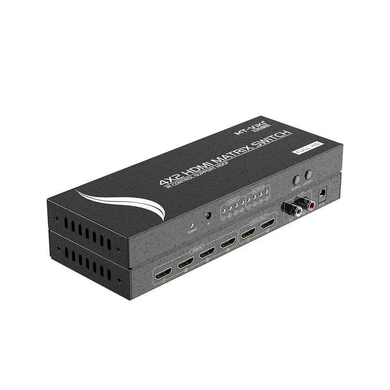 MT-VIKI 27325 FULL HD HDMI Matrix Switcher 4×2 1920x1200@60Hz with IR remote control MT-HD4X2