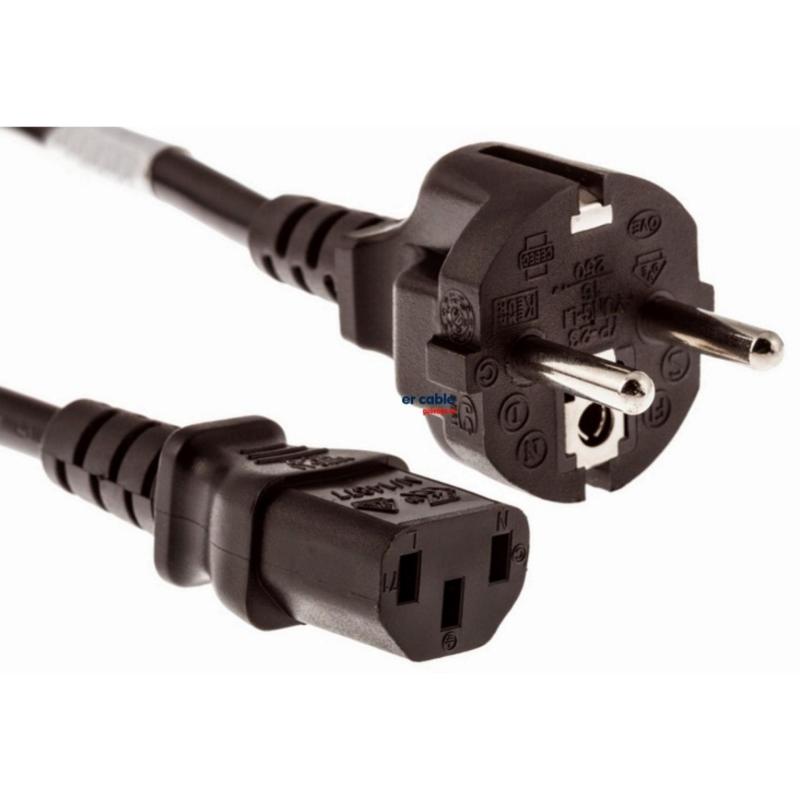 Oem 18620 1.5m 10A, 250v 3x0.75mm Cáp nguồn 2 Chân Tròn dành cho PC ZIN 1.5m 10A, 250v, lõi đồng nguyên chất 100% 3x0.75mm2