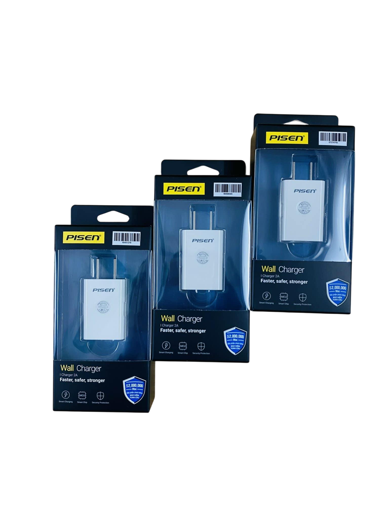 PISEN 29485 TS-C132 10W 5V 2A Cốc Sạc Pisen 1 USB 10W