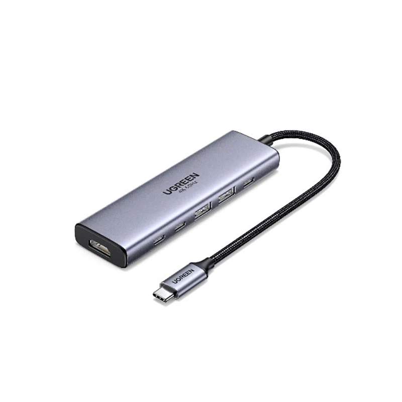 Ugreen 35999 6in1 USB 3.2  10Gbps 100W HDMI 4K@60Hz Type C docking station compatible with Apple laptops expansion port CM511