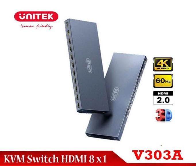 Unitek 27218 BỘ CHIA KVM HDMI 8-12 CỔNG V303A UNITEK
