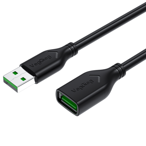 VegGieg 27348 Cáp dữ liệu USB đầu dẹt nối dài 10m 2.0 VegGieg V-U108