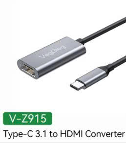 VegGieg 29703 Bộ chuyển đổi TypeC 3.1 sang HDTV VegGieg V-Z915