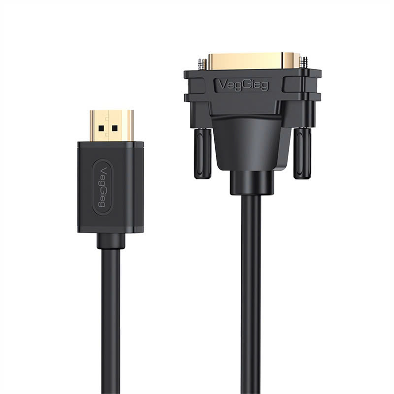 Veggieg 28744 Cáp dữ liệu chuyển đổi HDTV sang DVI 1.5m Veggieg V-D202