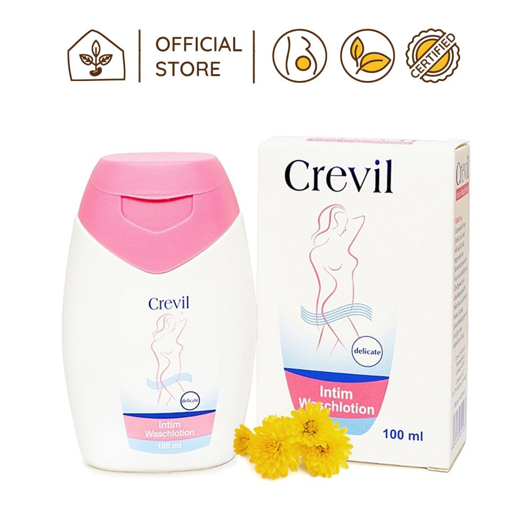 Dung Dịch Vệ Sinh Crevil Bảo Vệ Cô Bé, Diệt Khuẩn Cho Mẹ Bầu Chai 100ml