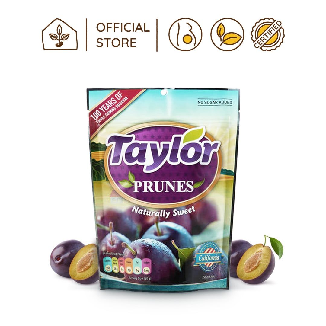 Mận Khô Taylor Prunes: Giảm Táo Bón, Ngăn Ngừa Thiếu Máu Cho Mẹ Bầu Túi 250g