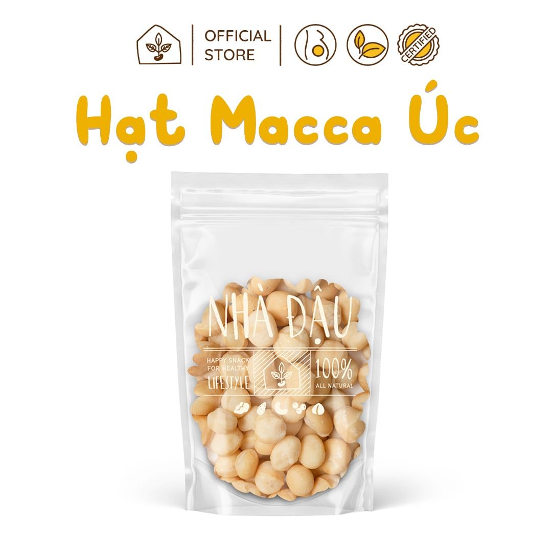 Hạt Macca Phát Triển Trí Não, Giảm Dị Tật Thai Nhi Cho Mẹ Bầu Túi 250g