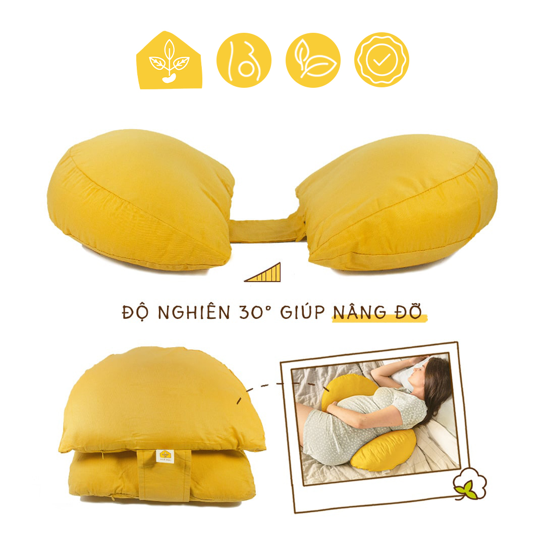 Gối Bầu Cánh Tiên Nhà Đậu