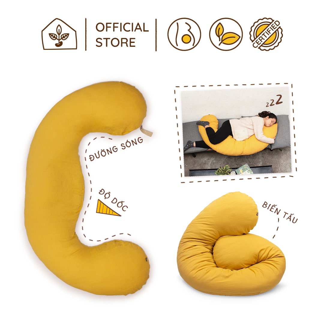 Gối Bầu Đậu Khuyết Nhà Đậu