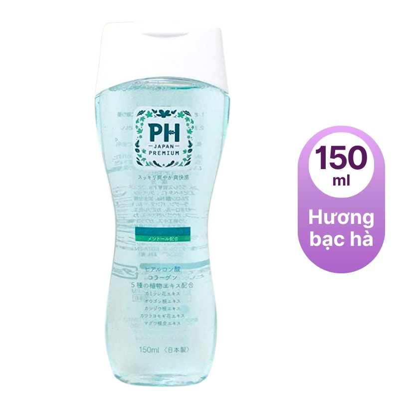 Dung dịch vệ sinh phụ nữ PH Care 150ml (bạc hà) màu xanh lá cây-T96