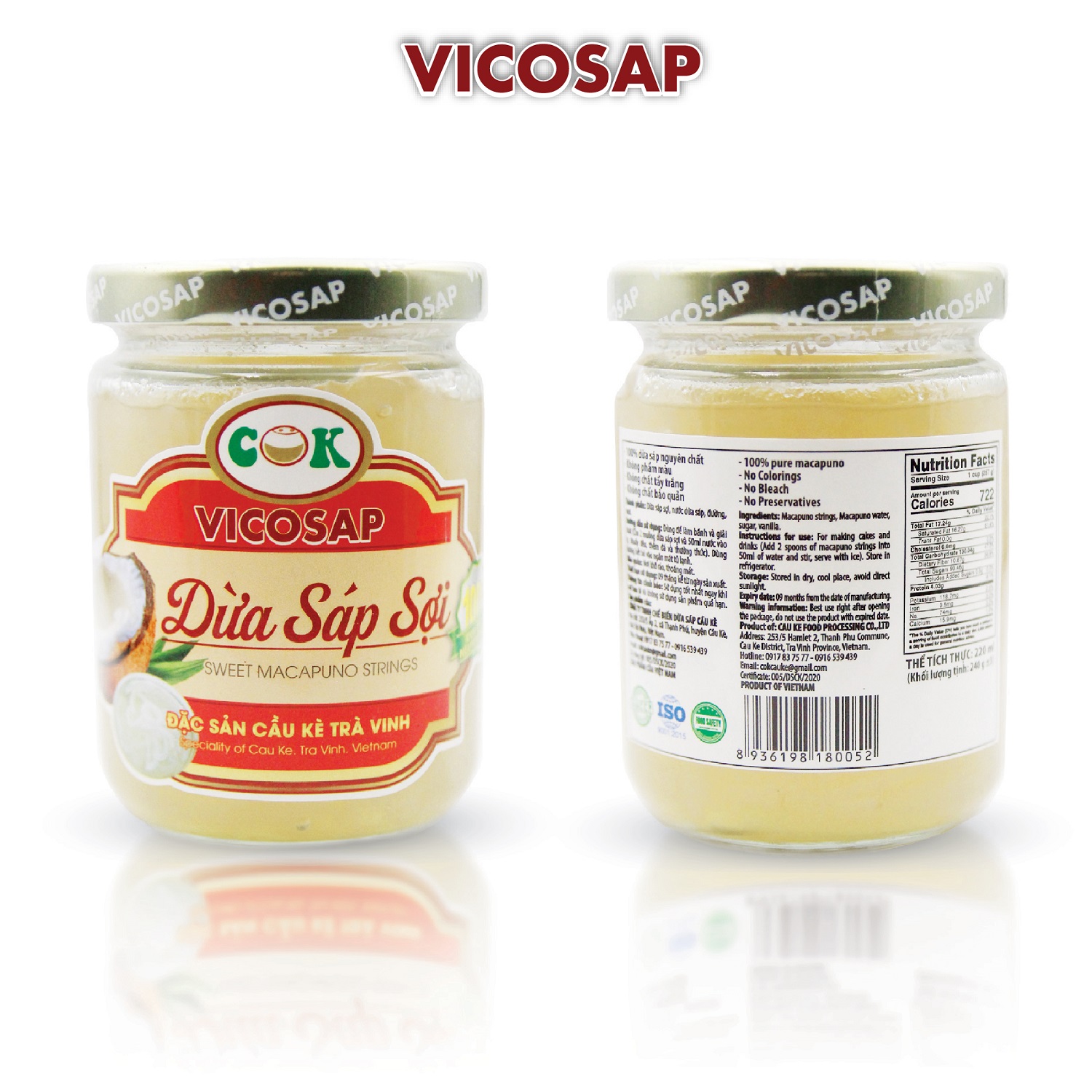 Dừa sáp sợi hũ
