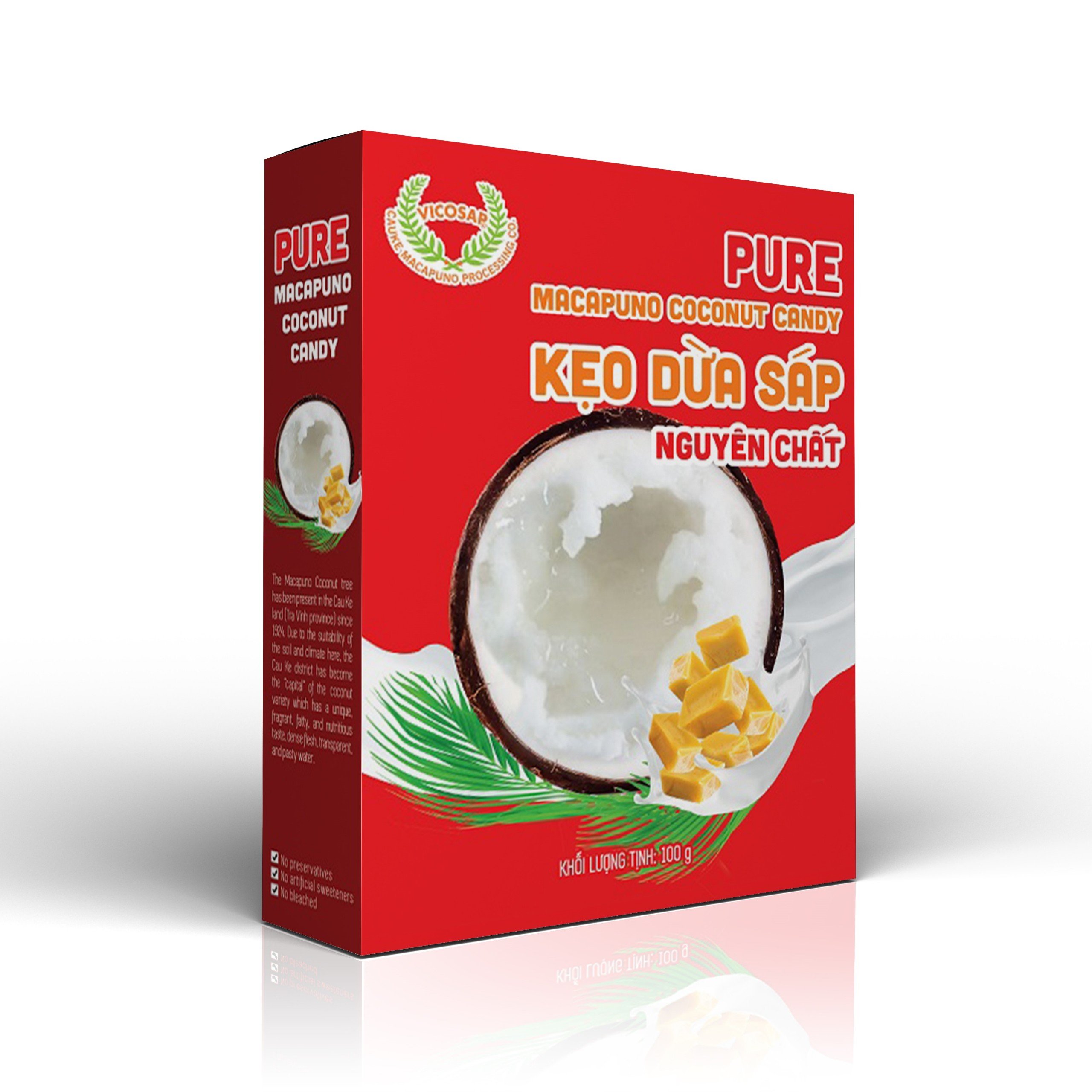 Kẹo dừa sáp nguyên bản