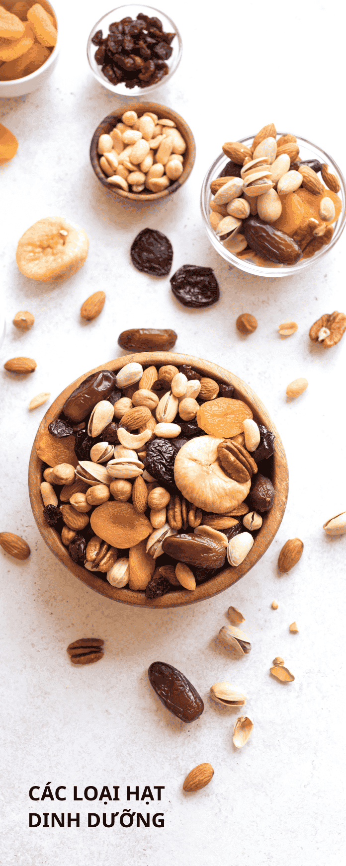 Hạt Macca - Dẻ cười - Hạnh nhân - Óc chó - Sen